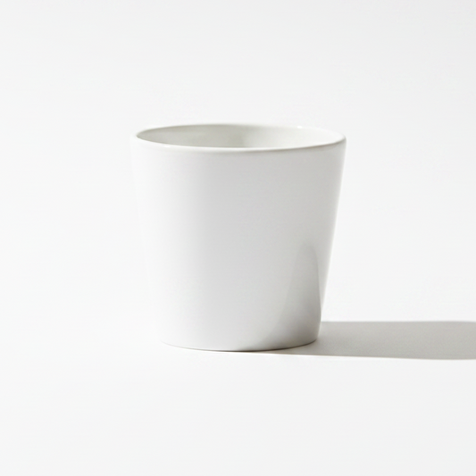 Cache-pot Basic Blanc - 12,5cm
