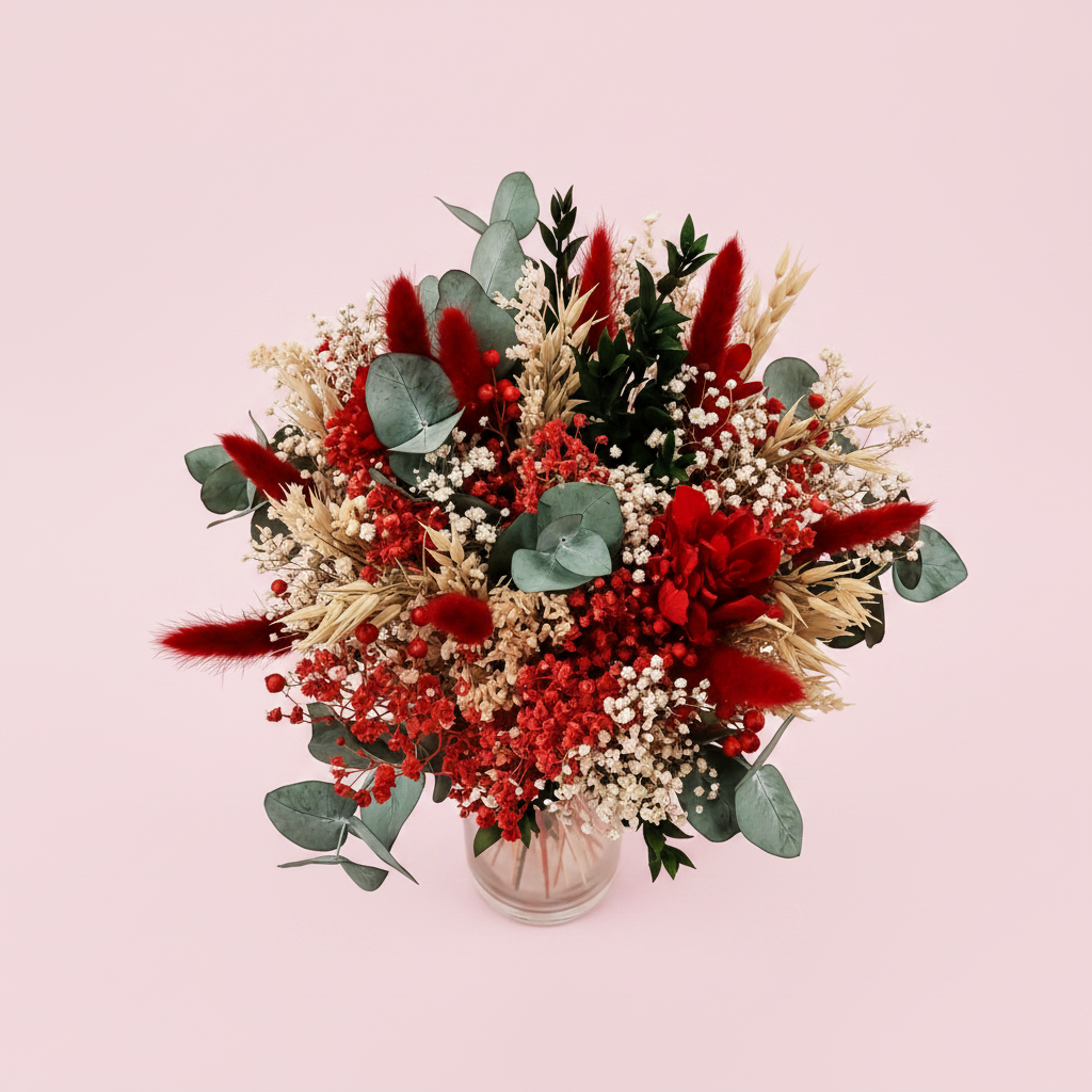 Ramo Velvet - Flor Preservada y Seca