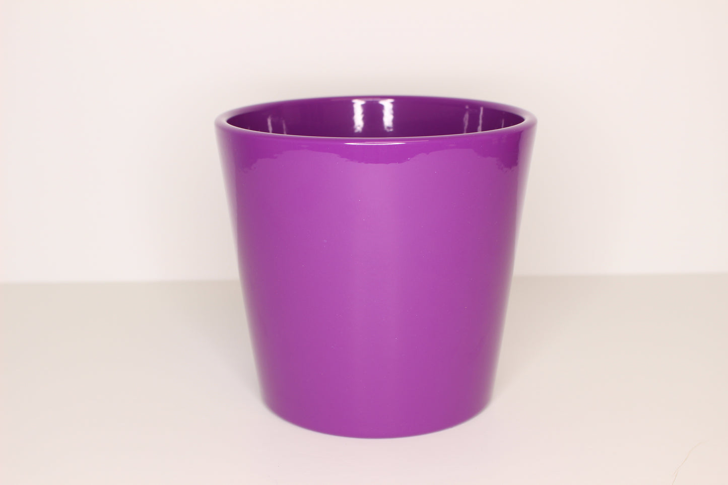 Macetero cerámica esmaltado