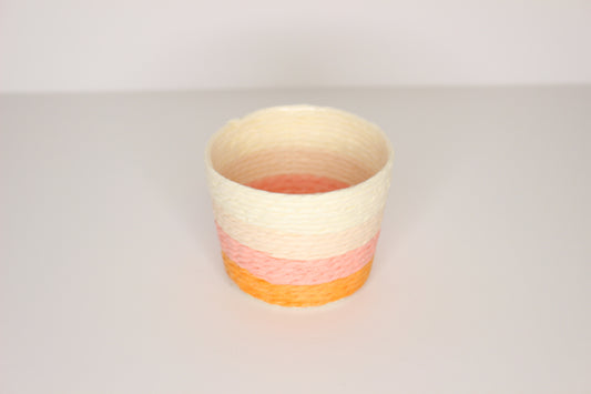 Macetero Mini Fibra Rosa