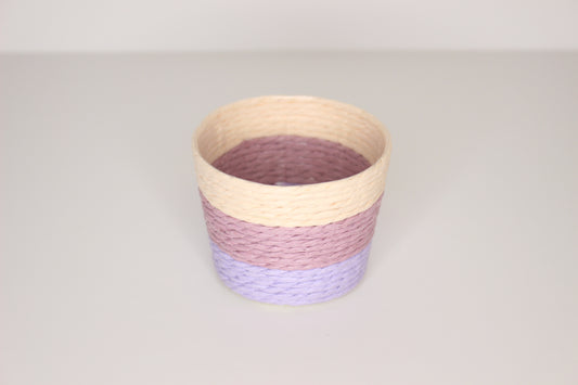 Macetero Mini Fibra Lila