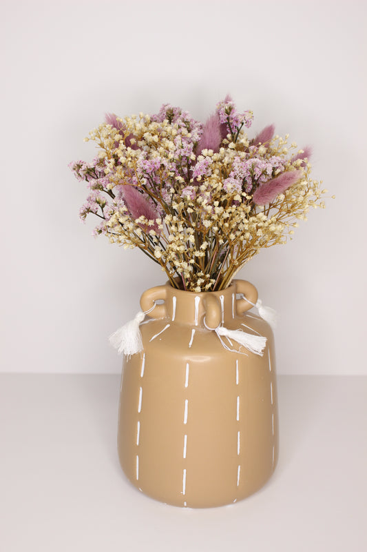 Jarrón decorativo marrón