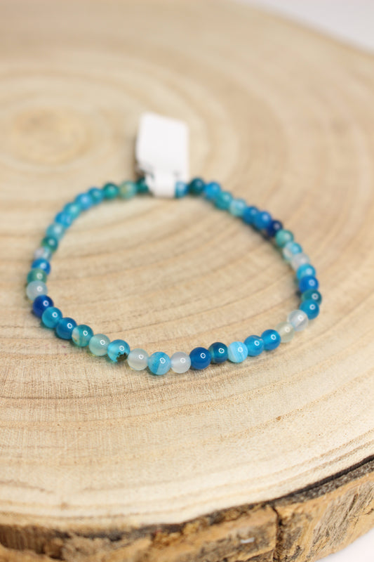 Pulseras de minerales 4mm