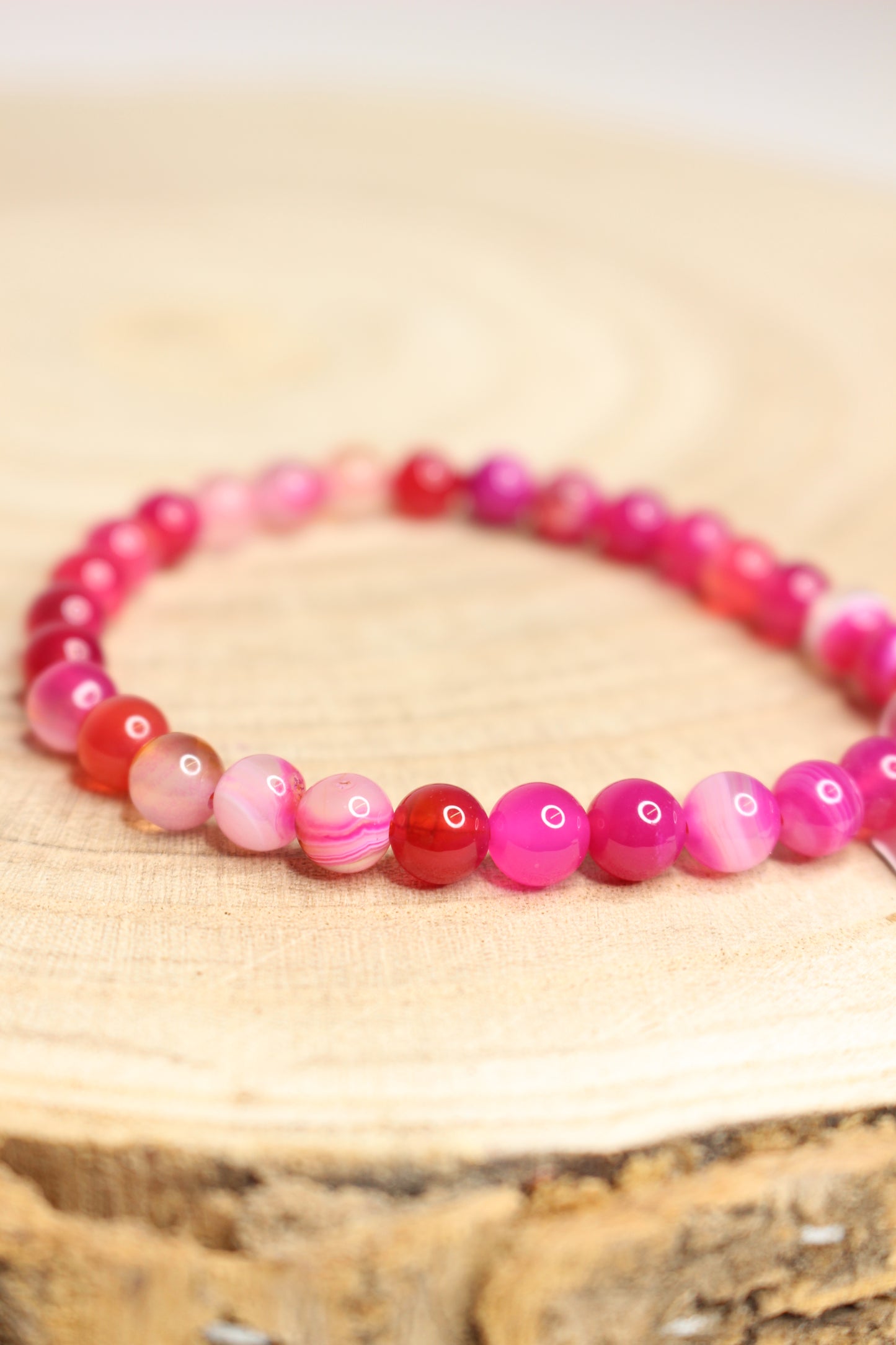 Pulseras de minerales 6 mm