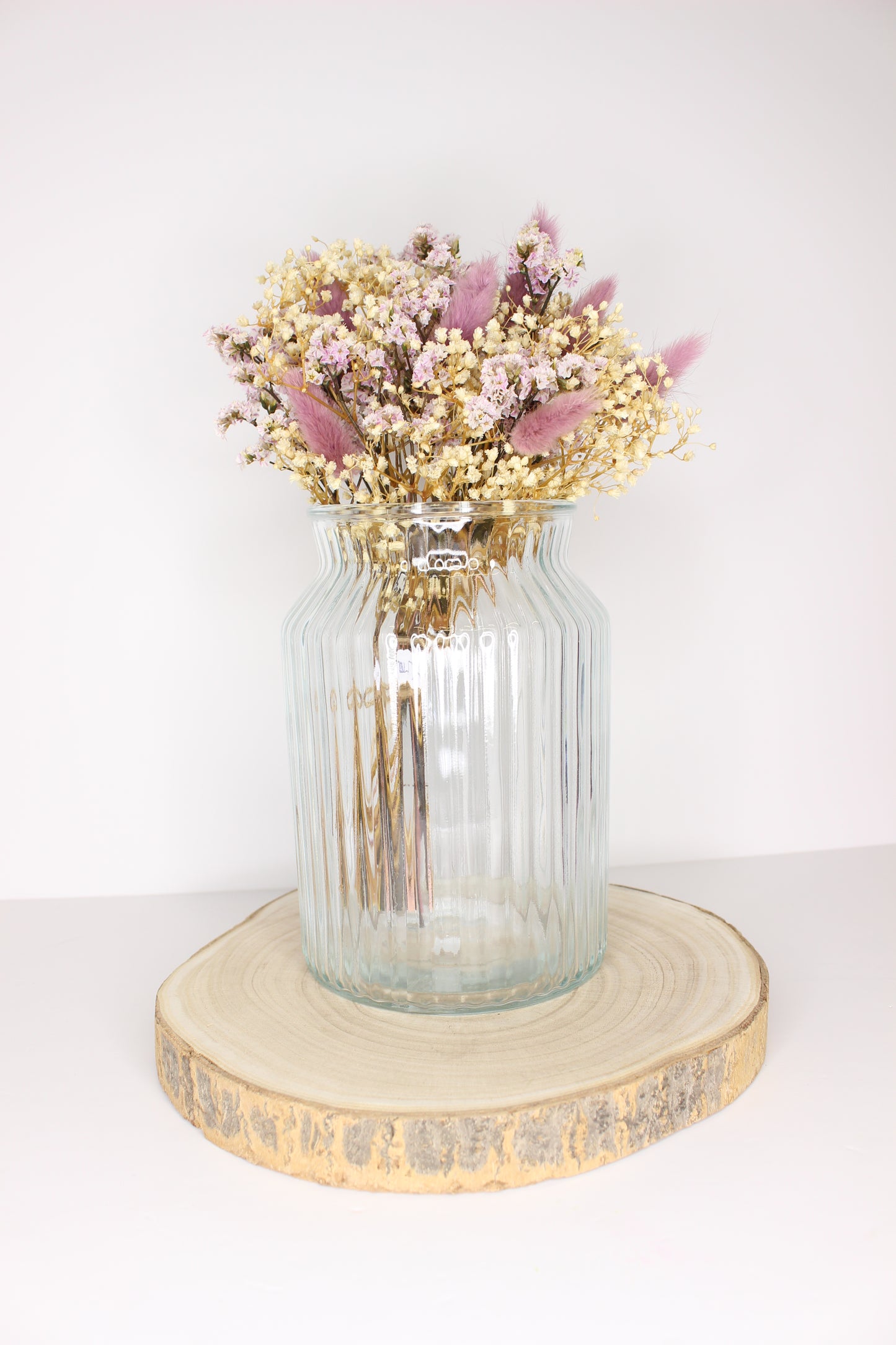 Jarrón Cristal Relieve M