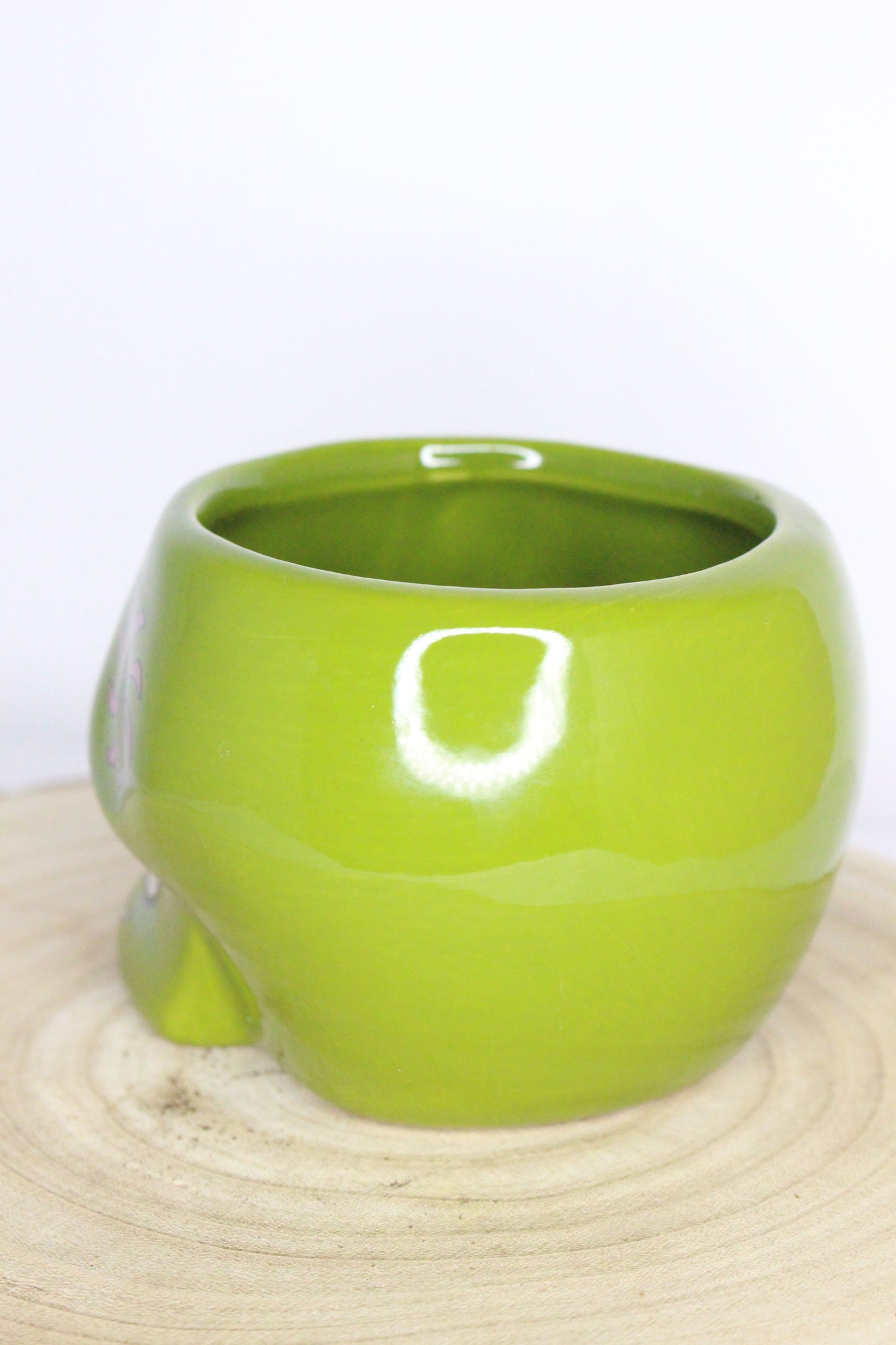Macetero Calavera Mexicana Verde L