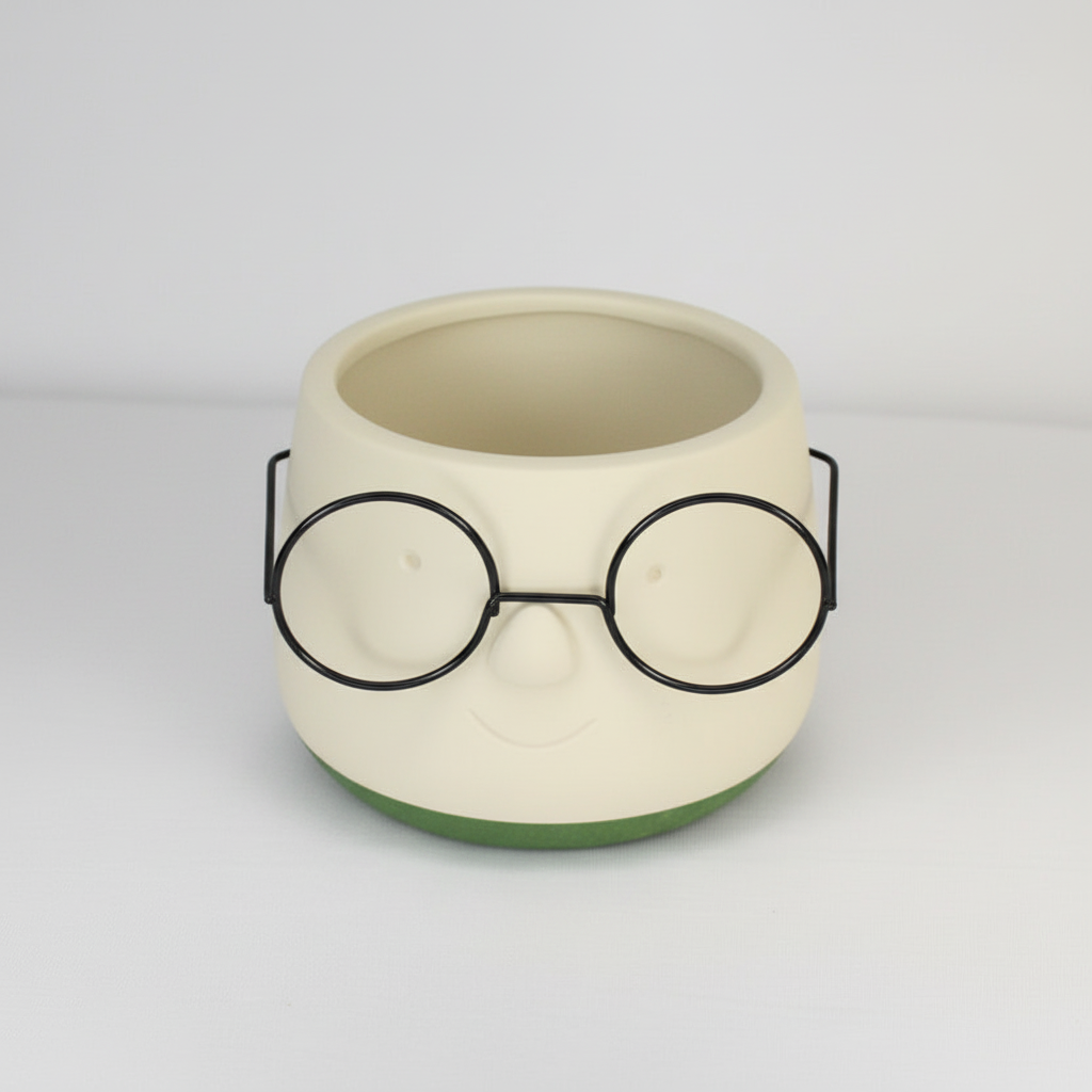 Macetero Gafas S - 6 cm + Sansevieria Mini