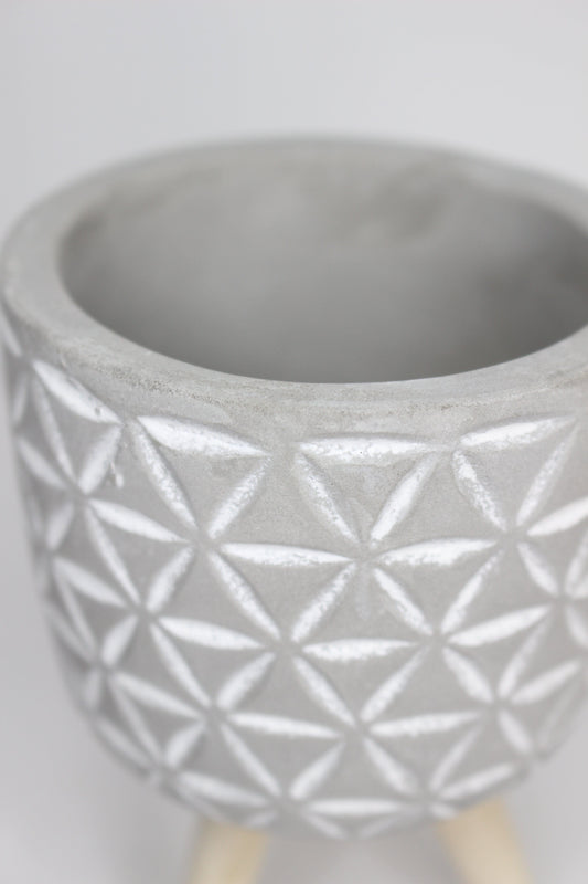 Macetero Mini Patas Triángulos