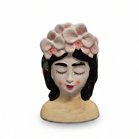 maceta chica floral