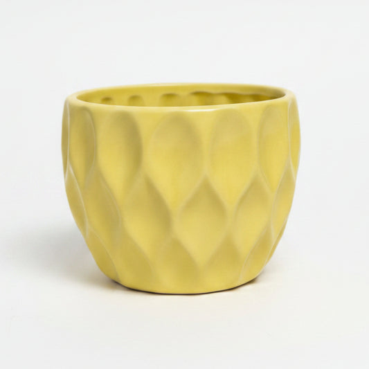 maceta rombos ceramica