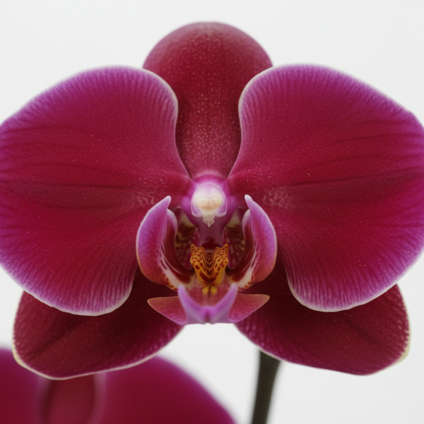 Planta de interior orquídea Phalaenopsis granate elegante