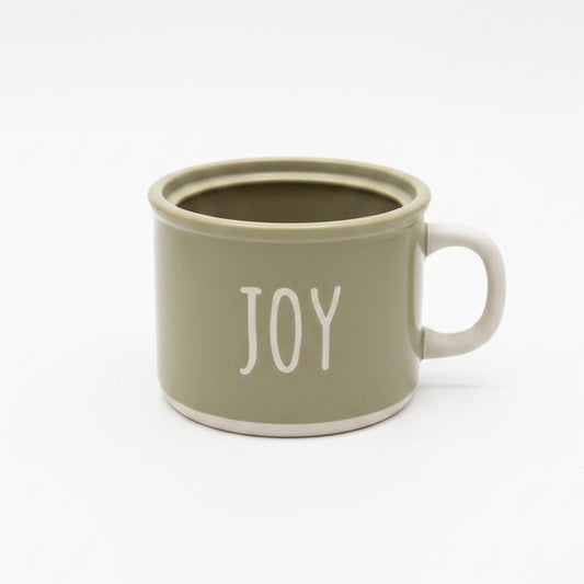 maceta taza joy cerámica