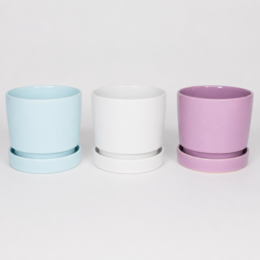 Pot de fleurs Lavande + Soucoupe - 13 cm