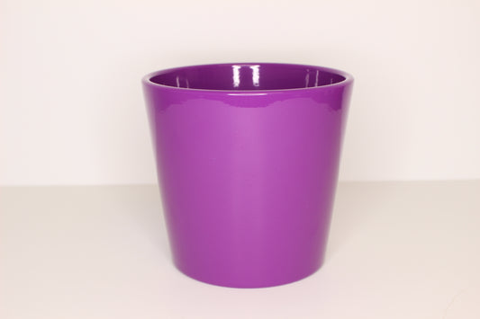 Macetero cerámica esmaltado