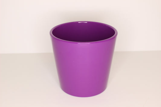 Macetero cerámica esmaltado