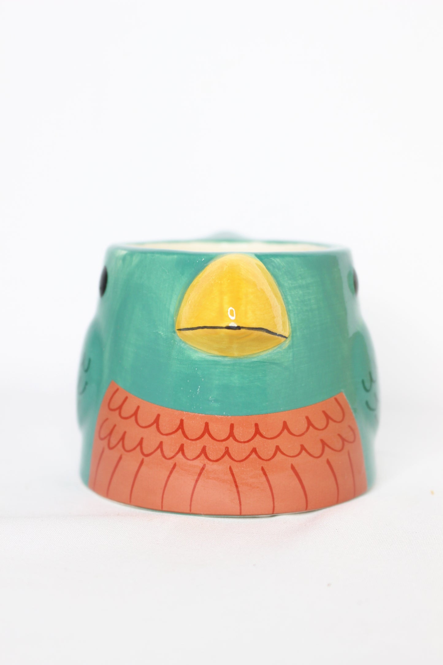 Macetero Mini Pajarito Verde