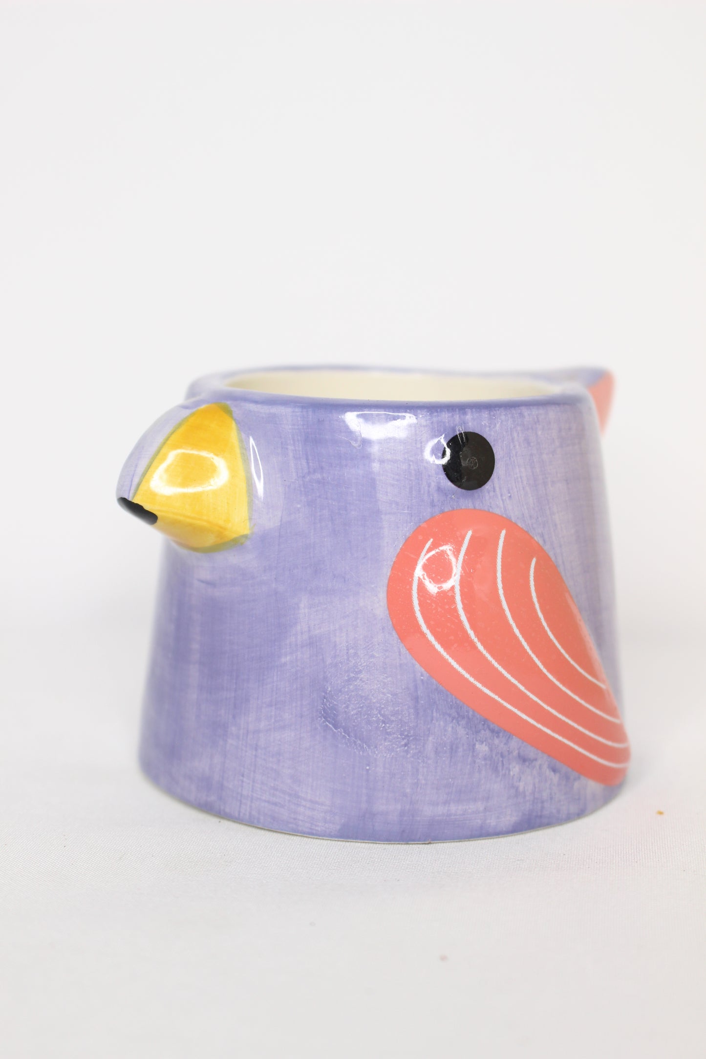 Macetero Mini Pajarito Lila