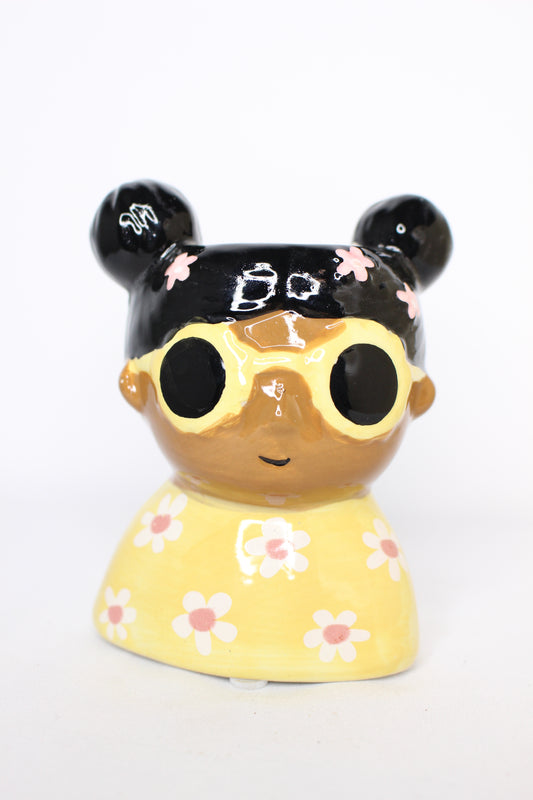 Jarroncito Niña Gafas
