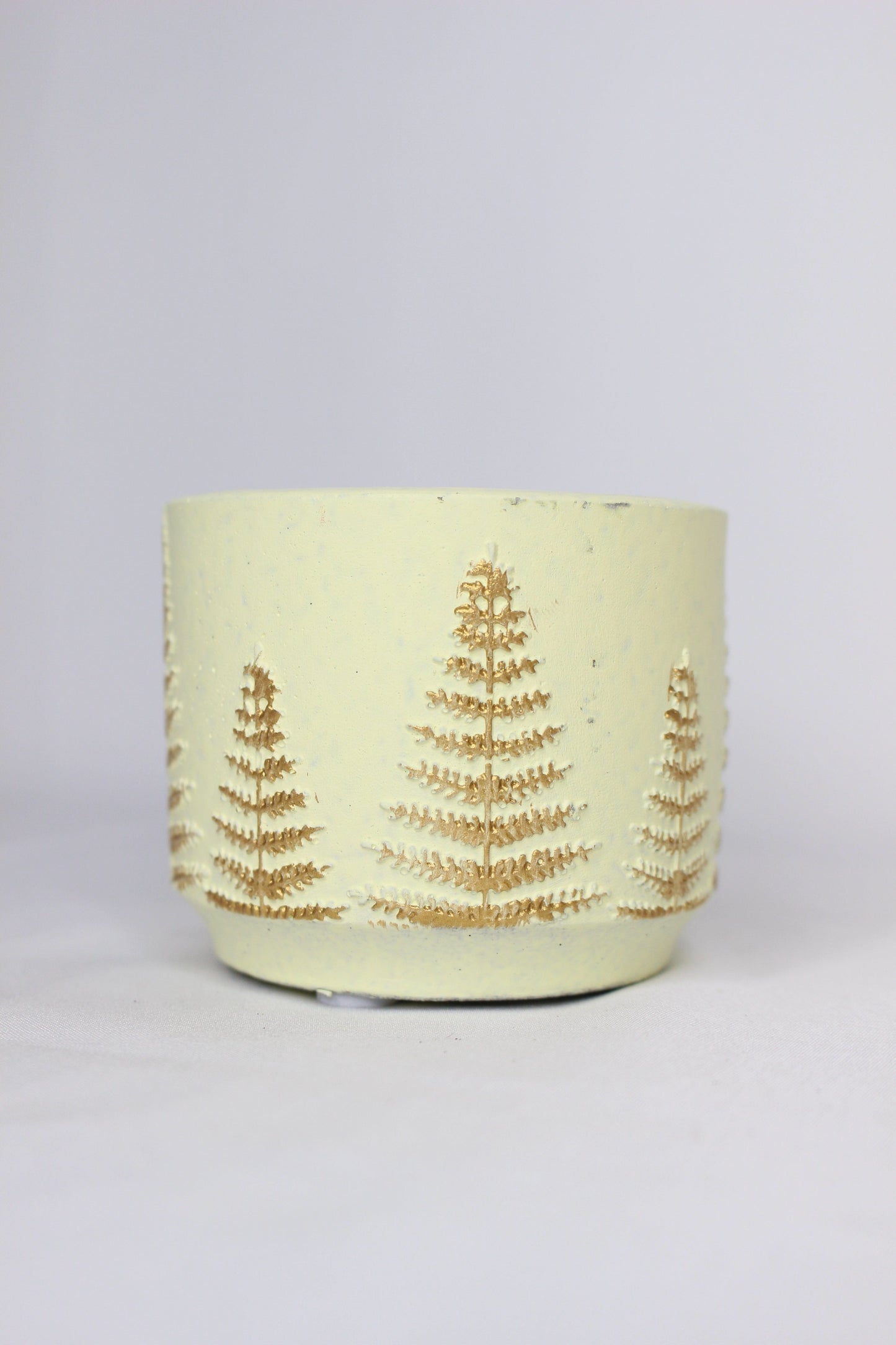 Macetero Mini Árbolito Navidad Beig