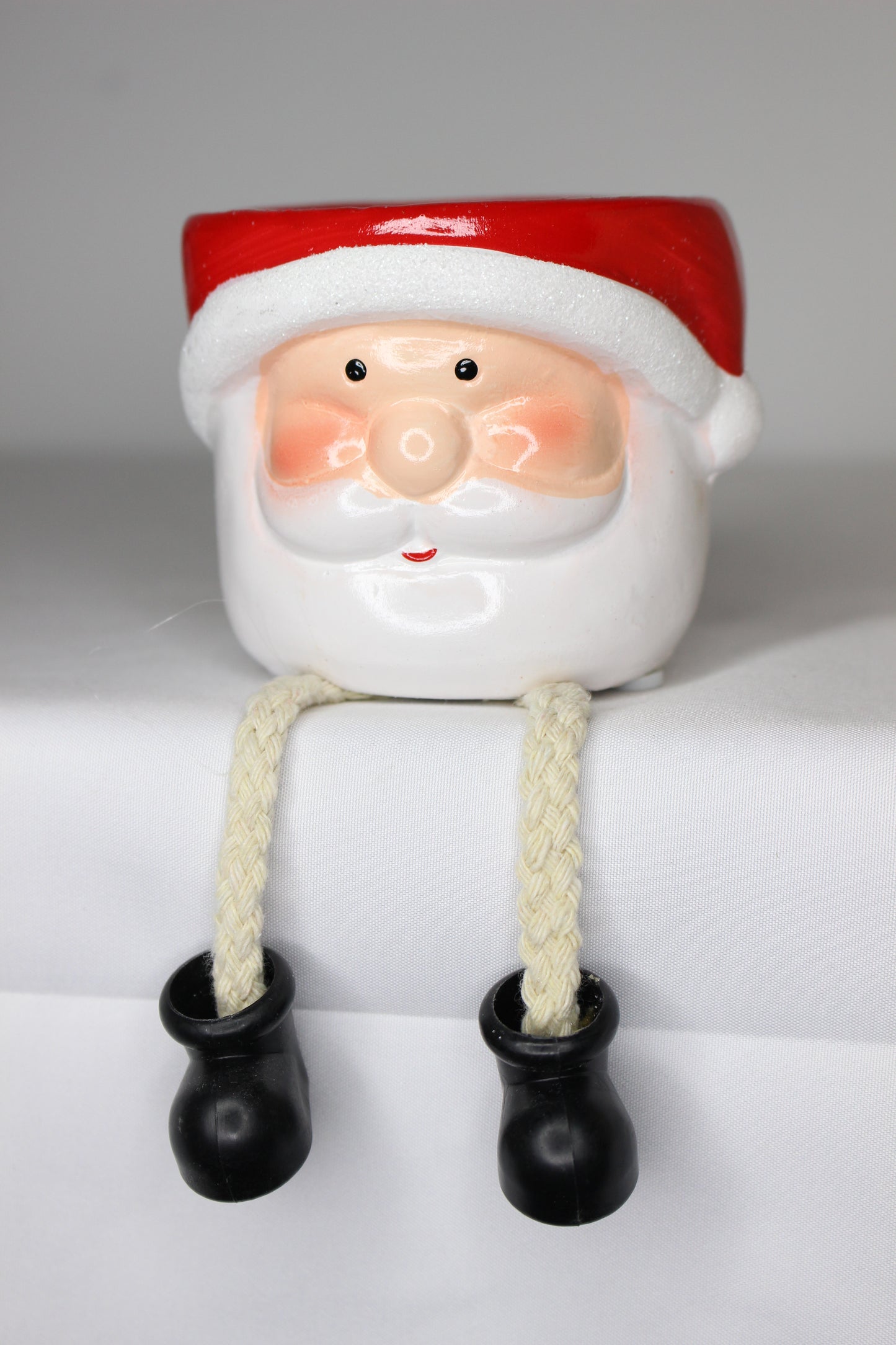 Macetero Papanoel Patas Navidad