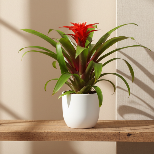 Bromelia Guzmania Roja M