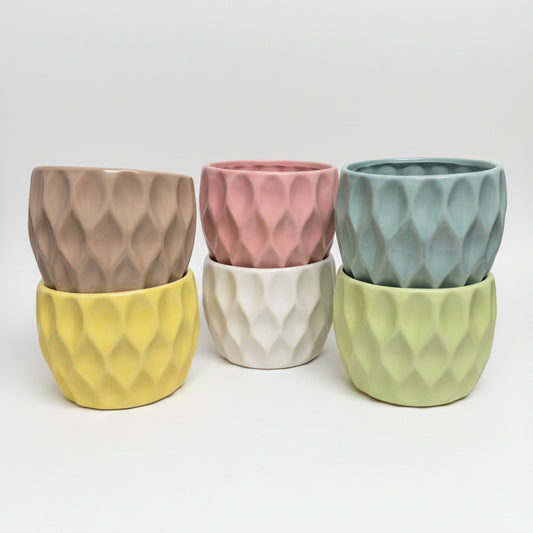 macetero rombos colors 10,5 cm