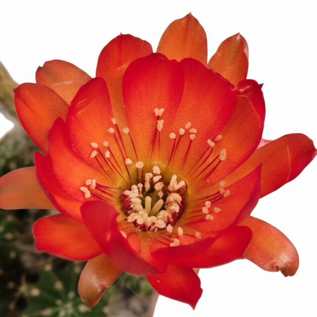 cactus flor roja
