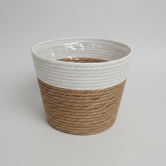 Macetero Yute Natural - 19 cm