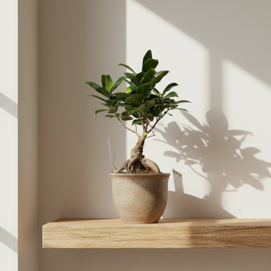 Ficus ginseng planta ornamental fácil de cuidar