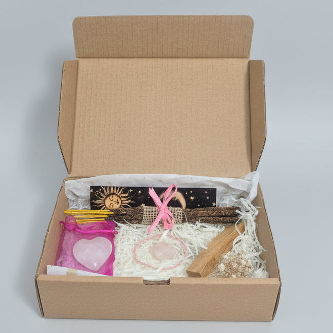 kit amor cuarzo rosa completo espiritual