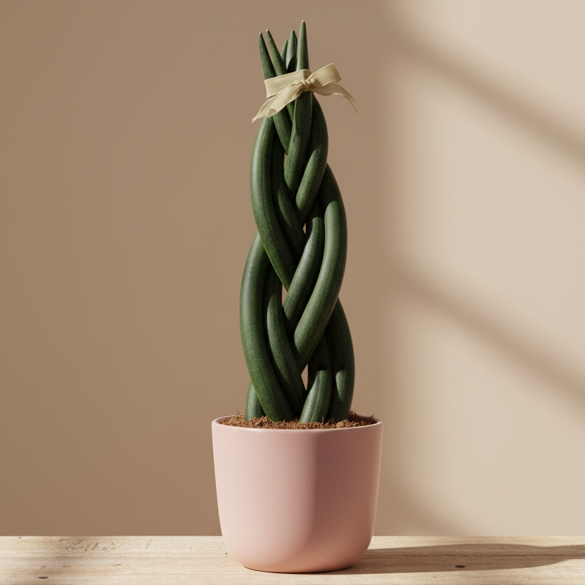 sansevieria mini trenzada